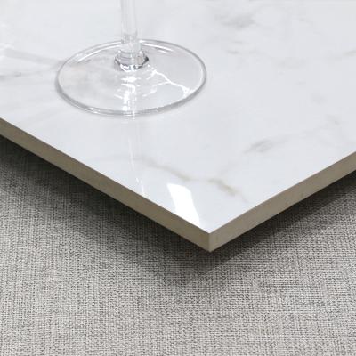 China Large Size 600X1200mm Indoor Porcelain Glazed Floor Tiles Marble White Wear Resistant Ceramic Tiles For Living Room for sale