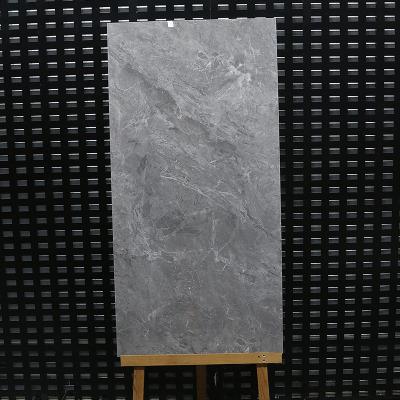 China Gray Big Size Vein Porcelain Ceramic Wall And Floor Foshan Wear-resistant Luxury Tile For Hotel Lobby Reception for sale