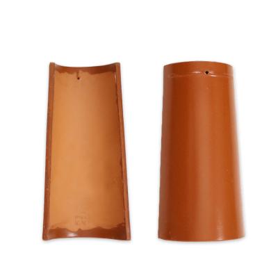 China Waterproof Traditional Building Material Ceramic Roof Pot Tiles For House Roofing 180 x 370 mm for sale