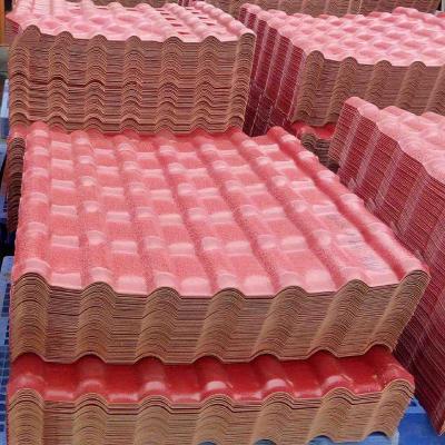 China Factory Supply Shock Resistant Red Synthetic Resin Corrugated Plastic Sheeting for sale