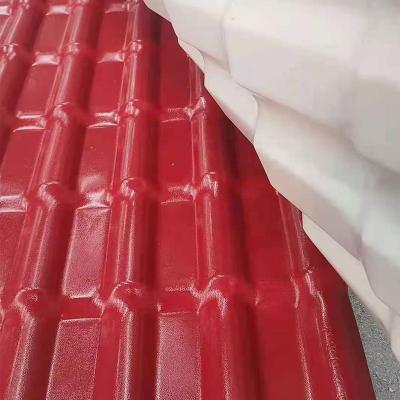 China Impact Resistant Plastic Roofing Sheet Eco - Friendly PVC Roof Tiles For Sale for sale