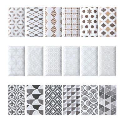 China China Factory Modern Glossy Ceramic Roll Shaped Wall Tile Beveled Subway Tiles Fat Body Tiles For Kitchen Bathroom for sale