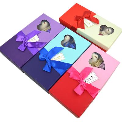 China Luxury Flower Soap Flower Gift Box Valentines Day Gift Boxes For Girl Valentines Day Valentine Gift Box Colorful for sale