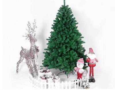 China High Quality Christmas Tree PVC Xmas Tree Size Green Xmas Tree Decoration Multi Size Custom Metal Material Stand for sale