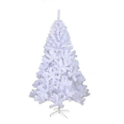 China High Quality PVC Xmas Tree Christmas Tree Style Xmas Tree Decoration Multi Material White Metal Stand for sale