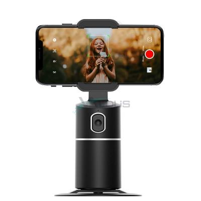 China Hot Selling Portable Smart Shooting Face AI Authomatic Adjustable 360 ​​Automatic Rotation Object Tracking Cell Phone Holder for sale