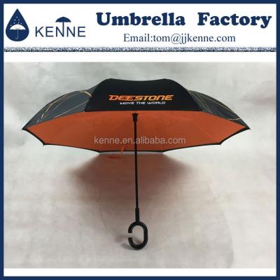 China Promotional Inverted Polyester Umbrella for sale