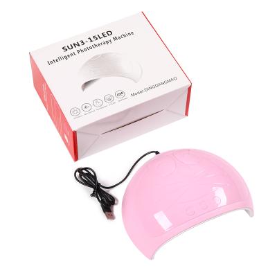 China Adiyat Wholesale 45W Nail Art Salon Equipment Sun Nail UV Gel Polish Dryer Curing Rechargeable UV Lamp LED Nail Lamp for sale