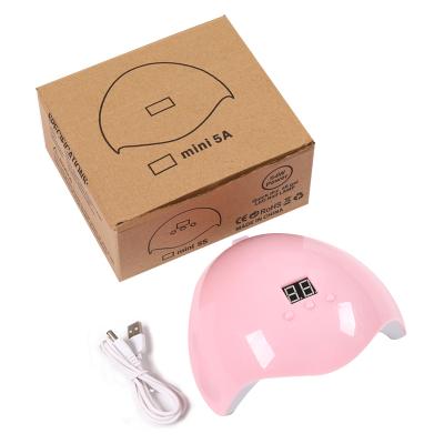 China Portable Mini USB Low Power Nail Art Salon Single Finger Nail Lamp Hot Sale White Pink Nail Polish Dryer for sale