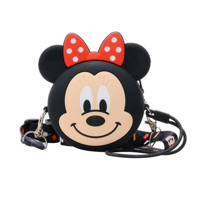 China Handsome Kid Silicone Purse Pattern Anti-theft Cartoon Korean Style Mini Fashion Bag With Adjustable Straps for sale