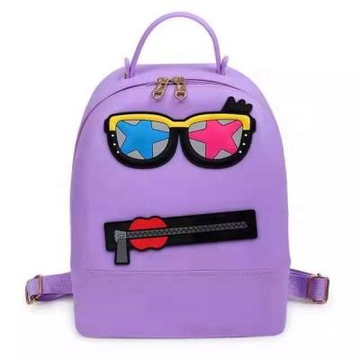 China Cartoon Waterproof Design Fashion Mini Silicone Backpack For Children Colorful Girls for sale