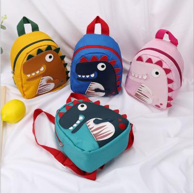 China Kindergarten cartoon style Korean fashion PU animal stitching bag children 3-6 age anti-theft backpack kindergarten bag for sale