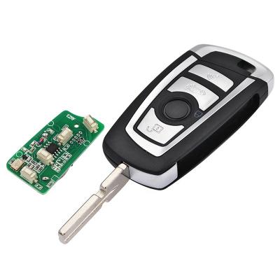 China +Metal Plastic Modified Flip 315MHZ 433MHZ ID44/PCF7935 Chip 3 Button Remote Key For BMW EWS 325 330 318 525 530 540 E38 E39 E46 M5 X3 X5 HU58 for sale