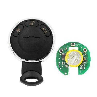 China Plastic Smart Remote Key +Metal Entry Fob 3 Button Keyless 315LP 315mhz 433mhz 868MHz CAS System For BMW Mini Cooper 2006-2013 With KYDZ Board for sale