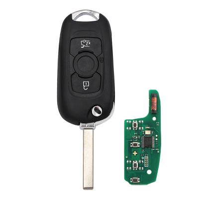 China 3 Buttons Flip Remote Car Key Chip 433MHz ID46 PCF7961 For Opel Vauxhall Astra K 2015-2017 K13018 for sale