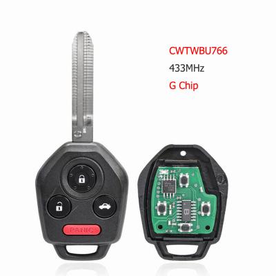 China CWTWBU766 For Subaru WRX XV Crosstrek STI Forester Impreza 2013 2014 2015 2016 2017 2018 2019 433MHz G Chip Remote Key Fob TOY43 K22023 for sale