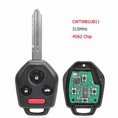 China CWTWB1U811 4 Button Remote Key 315MHz 4D62 Chip For SUBARU IMPREZA Tribeca 4 Button 2012 2013 2014 2015 2016 2017 2018 K22019 for sale