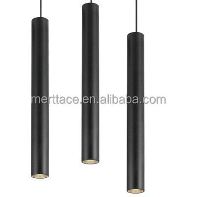 China Australia Modern Design Long Tube Cylinder Led Chandelier Pendant Light For Dining Room for sale