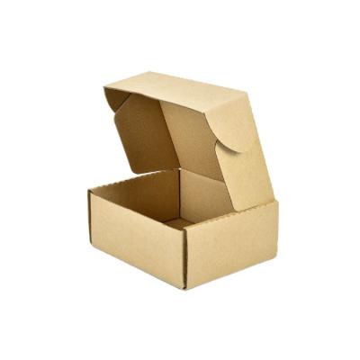 China Recyclable Mini Square Kraft E Flute Corrugated Small Aircraft Soap Kraft Paper Box With Logo for sale