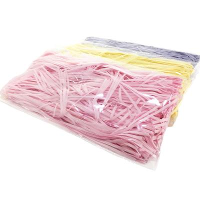 China Wholesale High Quality Decorative 5g Fold Recyclable Cut Shredded Paper For Gift Box Basket Filler for sale