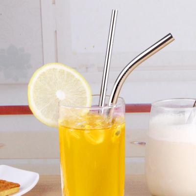 China Wholesale Sustainable Straw Stainless Steel 304 Metal Reuseable Stainless Steel Straw for sale