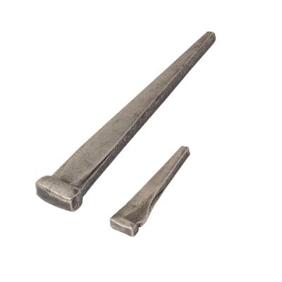 China Flat Cut Concrete Masonry Nails Galvanized Steel Cut Nails for sale