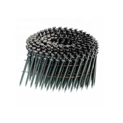 China 1-1/4 Flat Coil Roofing Pallet Coil Nails Galvanized Steel Pallet Coil Wood Nail for sale