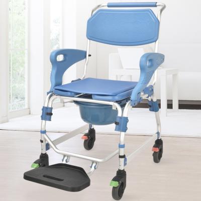 China Elderly people after surgery/disabled convenient toilet wholesale portable patient wheelchair for elderly for sale