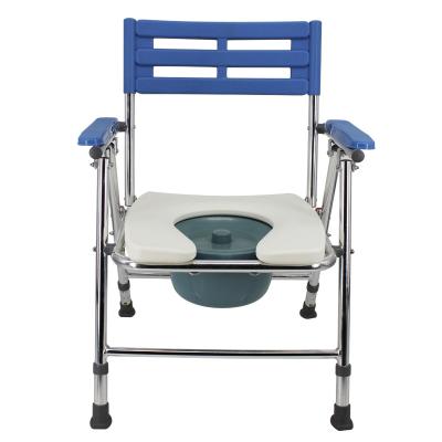 China Elderly People After Surgery/Steel Alloy Long Potty Potty Chair Wheelchair Commode Disabled Chair Alloy Steel Toilet Chair Bathroom With Portable Toilet for sale