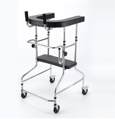 China Healthcare Hospital Aluminum Elder Disabled Walking Aid With Wheels for sale