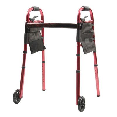 China China factory foldable aluminum walker rollator adult walker folding adjustable for sale