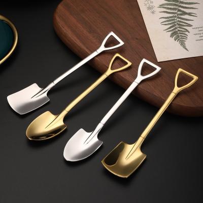 China Small spoon stainless steel watermelon shovel shovel viable creative cute dessert spoon shovel cutlery for sale