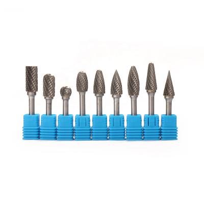 China 6mm Shank Efficient Power Abrasive Tools Porting Rotary Tools Carbide Deburs For Steel for sale