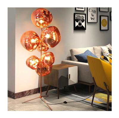 China Contemporary Creative Postmodern Minimalist Nordic Lava Art Personality Lights Hanging Floor Lamp Decoration for sale