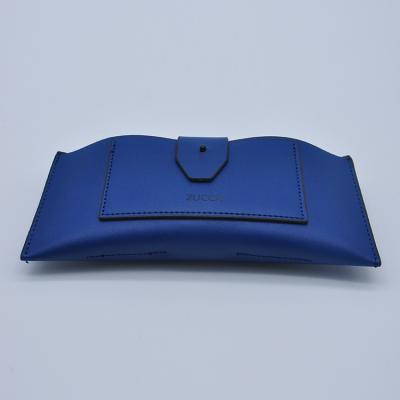 China Newest Customized Logo Sunglasses PU PVC Leather Case Glasses Bag Eyewear Box for sale