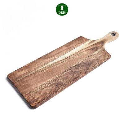 China Sustainable Acacia Cheese Boards Serving Board, Wooden Cutting Board, Rectangular Wooden Chopper for sale