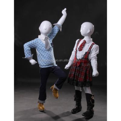 China TOM7 Child Mannequin Fashion Product Abstract White Mannequin Stand Mannequin Boys And Girls Full Body Child Mannequin Doll for sale