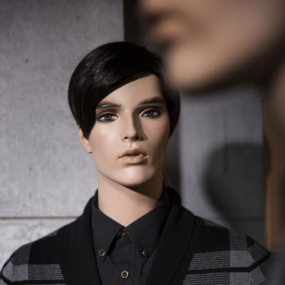 China Realistic Fiberglass Mannequin JACK3 Man Clothes Store Window Display Fiberglass Male Mannequins Doll for sale