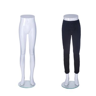 China Other Price HPT08 White Dummy Pants Display Mannequins Half Body Torso Mannequins Cheap Doll Plastic Lower Body for sale