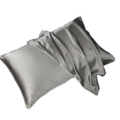 China 2021silk pillow case 100% 16/19/22 mm pure silk anti-static satin pillow cover with hidden zipper pillow cover for sale