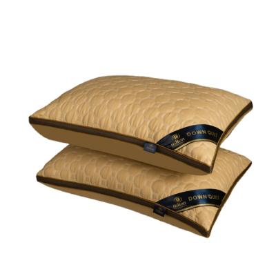 China Anti-pilling anti-pilling bed pillow breathable high-elastic best price and comfortable neck pillow home for sale