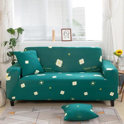 China Fashion Elastic Breathable Wholesale Comfort Print Stretch Sofa Cover Elastic Knitting Cushion Covers Set 3/4/7 seater Sofa Slipcover copridivano for sale