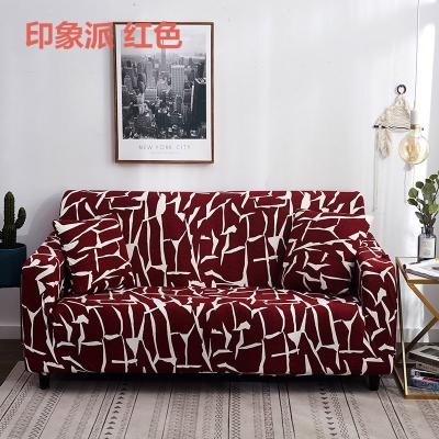 China 2021 Comfort Elastic Breathable Popular Design Waterproof Sofa Cover,Super Soft Elastic Spandex Stretch Magic Sofa Cover,Machine Washable Sofa Cover for sale