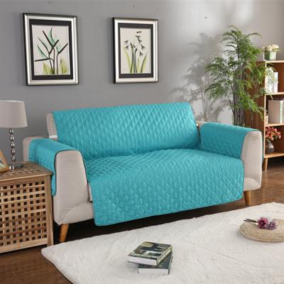 China Latest modern manufacturer 100% polyester soild modern sofa cover for home decor for sale