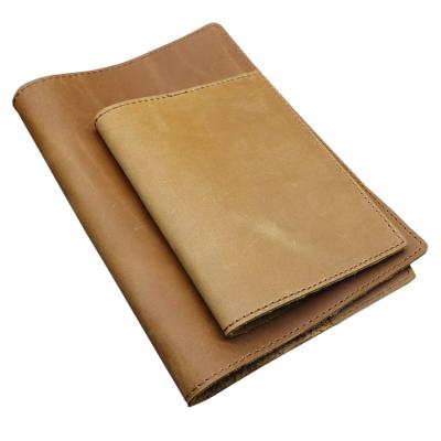 China Passport Book Cover Vintage Journal Business Planner Genuine Leather Genuine Leather Notebook for sale