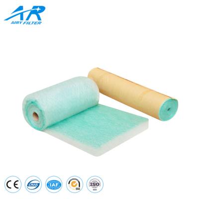 China Hotels High Flame Resistance Fiberglass Filter Paint Filter Air / Airy Paint Stop Filter for sale