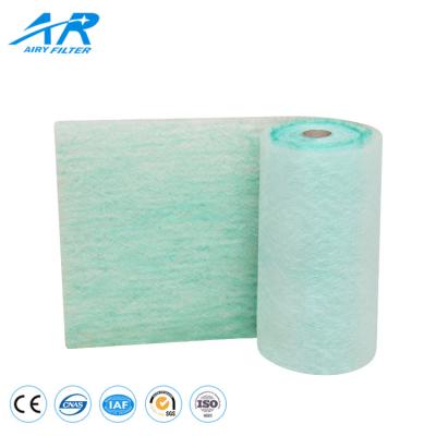 China Hotels Resistance Fiberglass Paint Stop Floor Air Filter High Temperature Air / Airy Paint Stop Filter for sale