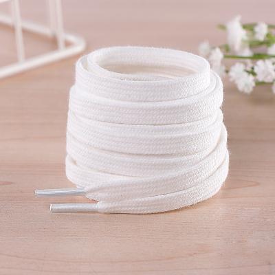 China Conerse 0.8cm 1970s Flat Wide Shoe Laces Shoe Laces Pure Organic Organic Cotton Shoe Laces Flat Wide Laces for sale