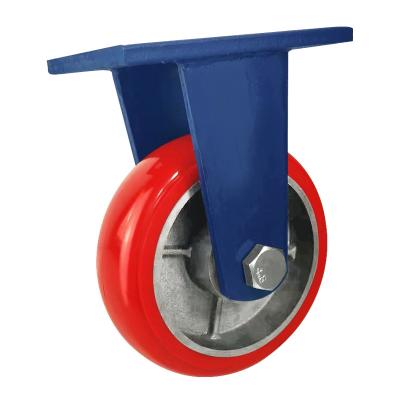 China Factory High Load Capacity Red Rubber Wheels 4