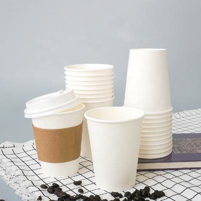 China Disposable Customized Printed Single Double Wall Paper Cup Coffee Paper Cup Packaging Disposable Paper Cup à venda